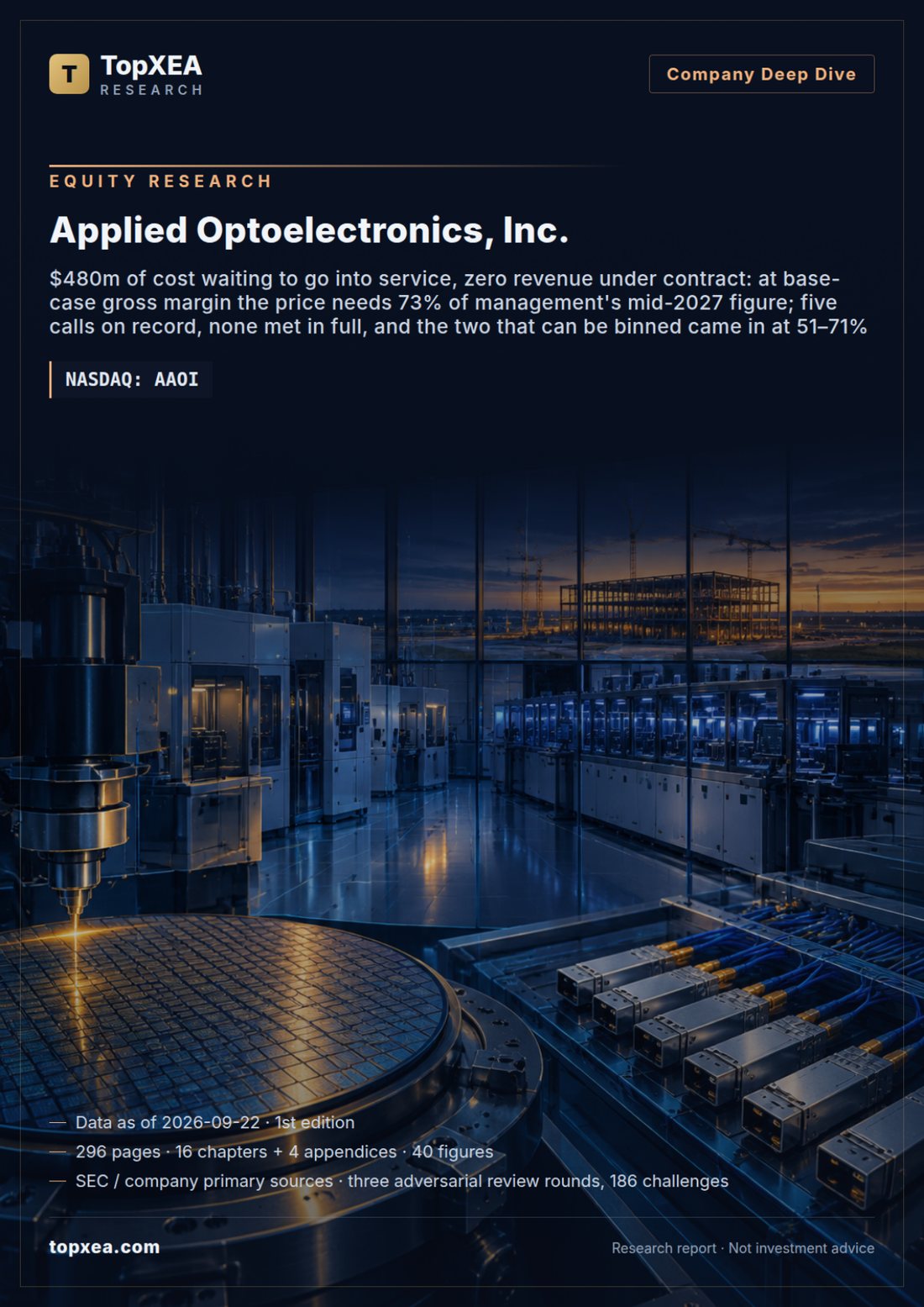 Applied Optoelectronics (AAOI) Deep Research — Bilingual Edition · P1