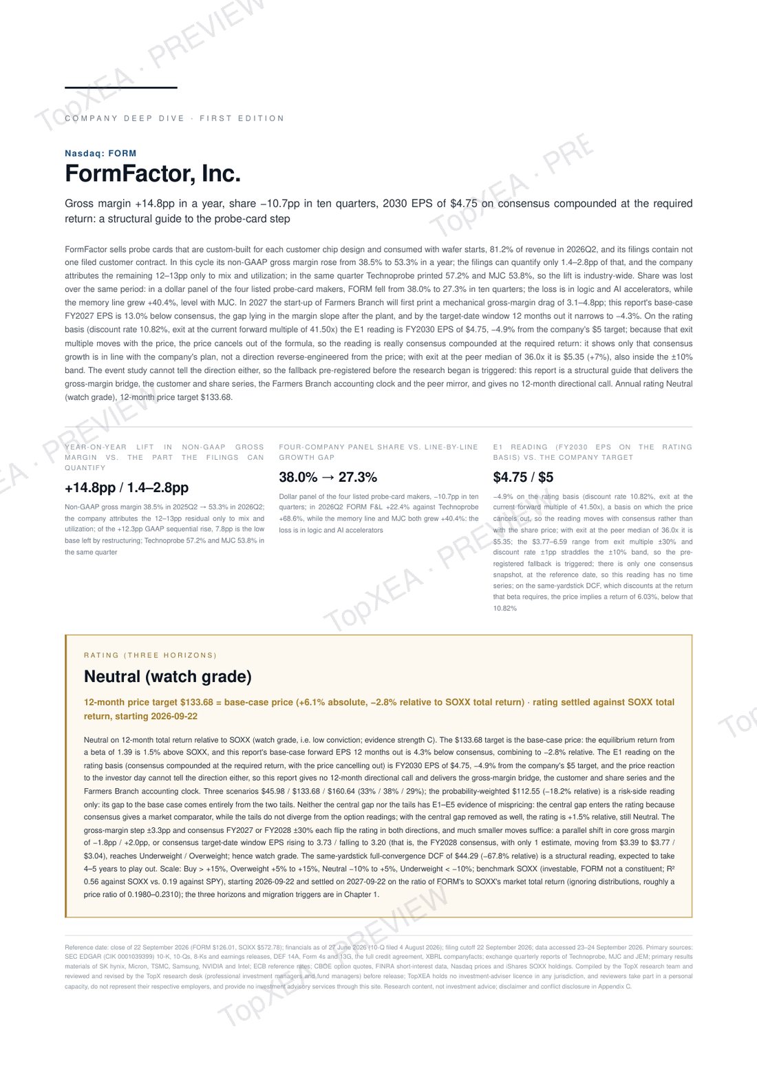 FormFactor (FORM) Deep Research — Bilingual Edition · P2